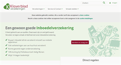 Desktop Screenshot of klaverblad.nl